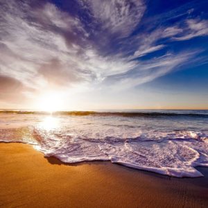 california, sunset, dusk
